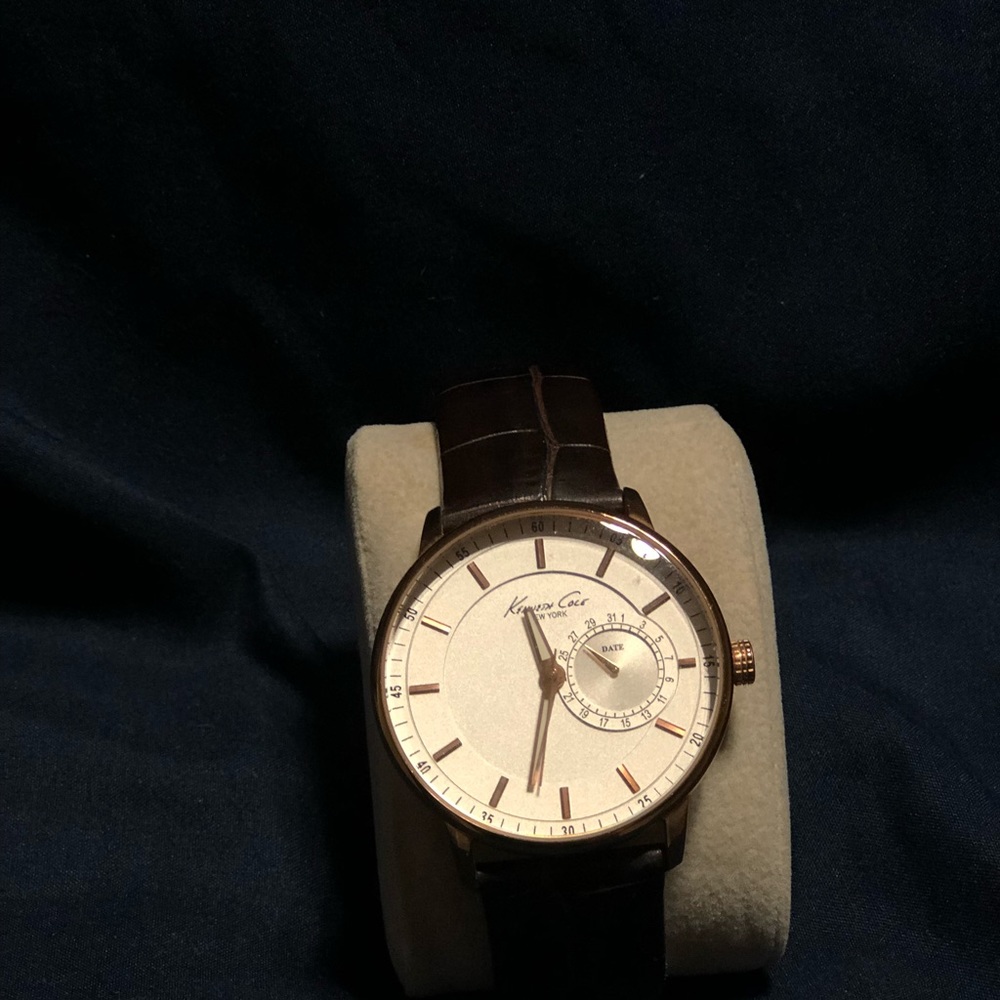 Brown and rose Kenneth Cole watch